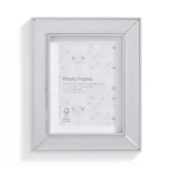 Bevelled Photo Frame 7x5 Silver.