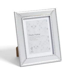 Bevelled Photo Frame 7x5 Silver. -Homebase Furniture Store 13027992 8654930896263583
