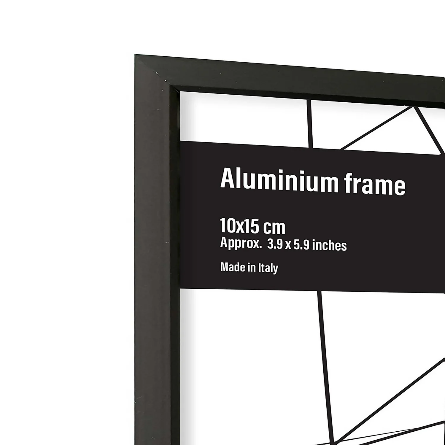 Aluminium Photo Frame - Set Of 2 10x15cm - Black 2 Aluminium Photo Frame - Set Of 2 10x15cm - Black - Image 2