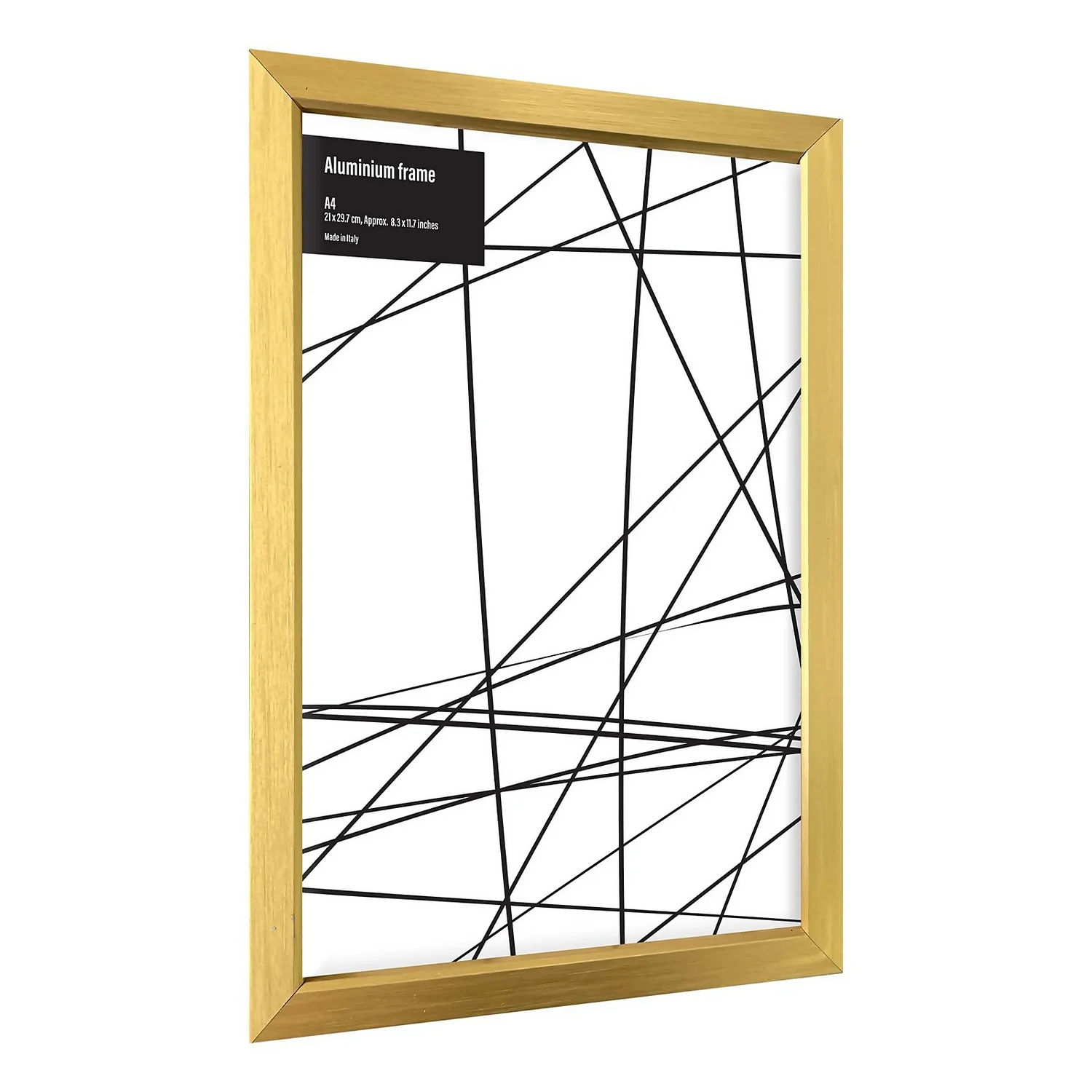 Aluminium Photo Frame - A4 - Gold 1 Aluminium Photo Frame - A4 - Gold