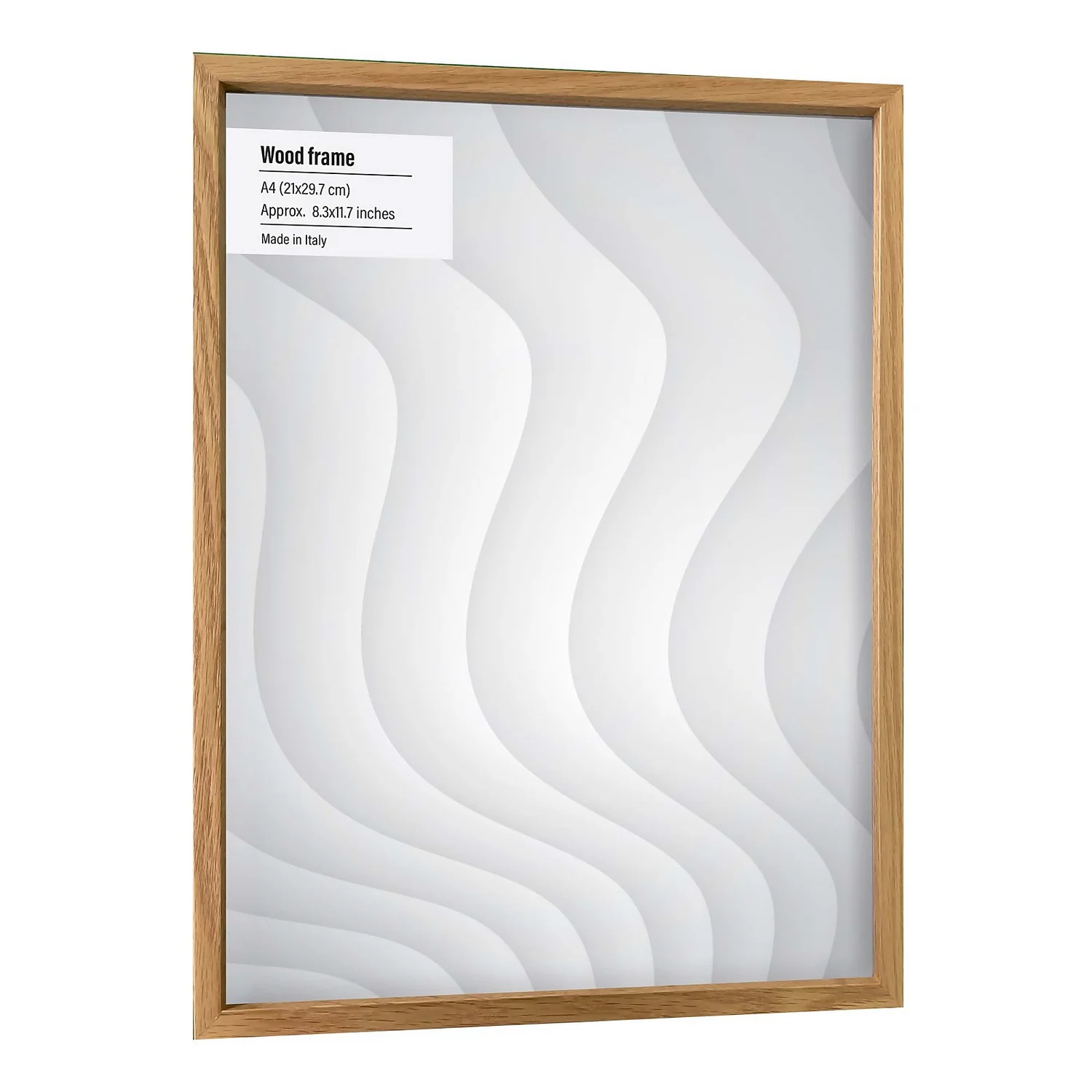 Wood Photo Frame - A4 - Oak 1 Wood Photo Frame - A4 - Oak