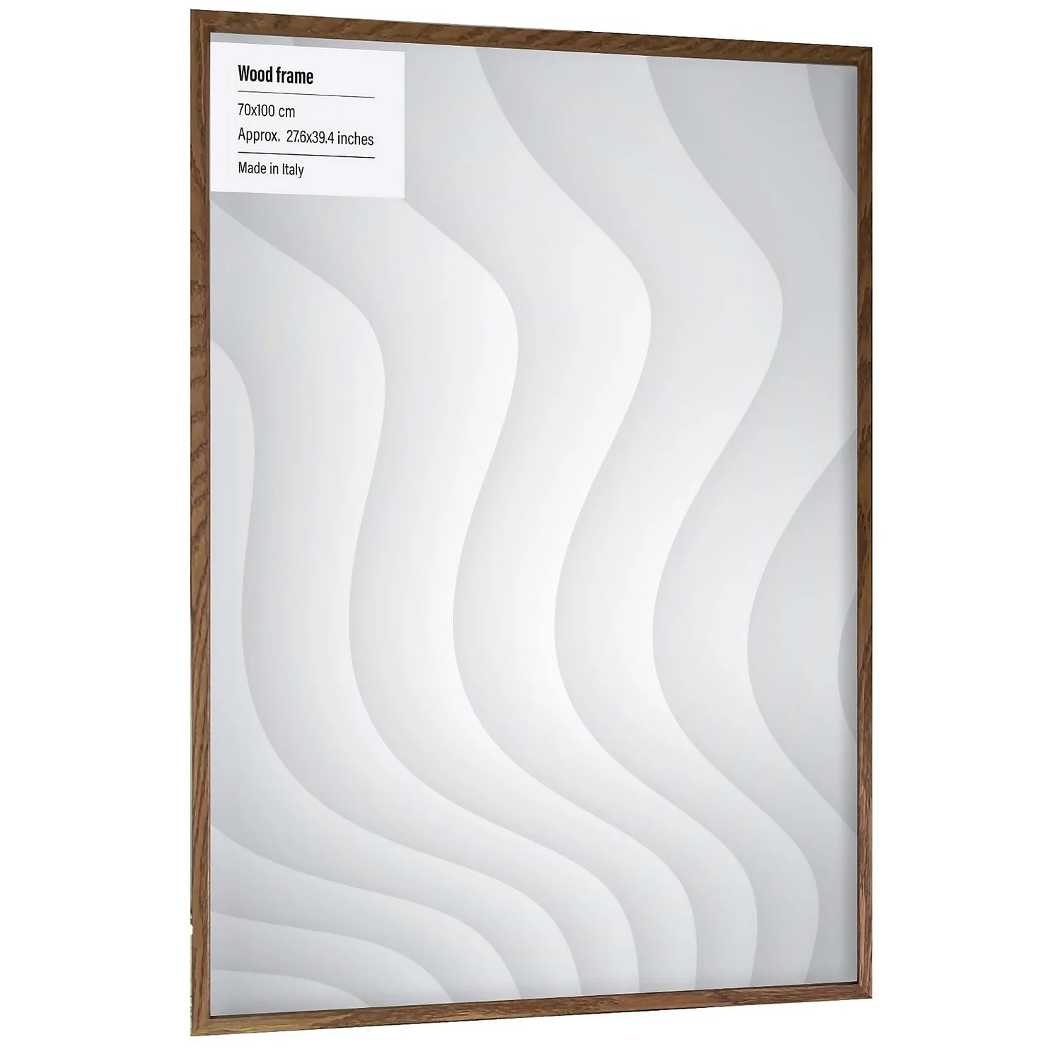 Wood Photo Frame - 70x100cm - Walnut 1 Wood Photo Frame - 70x100cm - Walnut