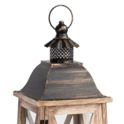 Large Wooden Lantern - Oak -Homebase Furniture Store 13036254 1024894567866810