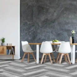 None Venice Grey Herringbone Vinyl Sheet Flooring 3x2m Roll 7 None Venice Grey Herringbone Vinyl Sheet Flooring 3x2m Roll -Homebase Furniture Store 13053380 5495002421390949