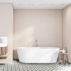 None Scottsdale White Vinyl Sheet Flooring - 3x2m Roll -Homebase Furniture Store 13053381 1995002420412169