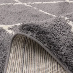 Moroccan Diamond Rug - Charcoal - 120x170cm -Homebase Furniture Store 13112202 1314874880947637