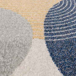 Retro Geo Rug - Multicoloured - - 120x170cm -Homebase Furniture Store 13112211 7254874882188689