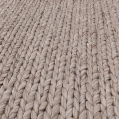 Plaited Wool Rug - Natrual - 160x230cm -Homebase Furniture Store 13112221 1784874882012061