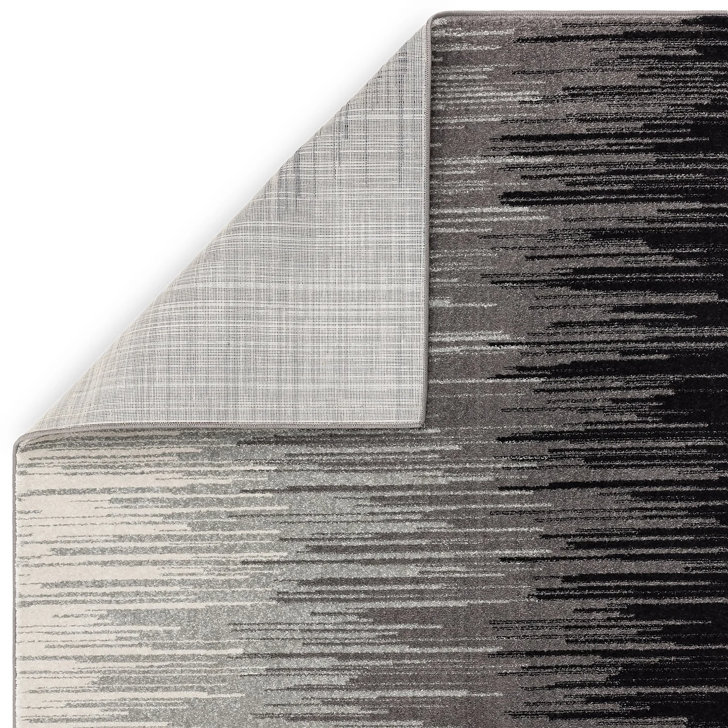 Parallel Stripe Rug - Grey - 120x170cm 2 Parallel Stripe Rug - Grey - 120x170cm - Image 2