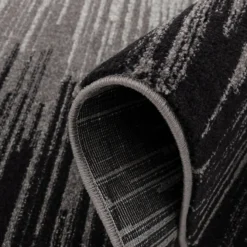 Parallel Stripe Rug - Grey - 120x170cm 6 Parallel Stripe Rug - Grey - 120x170cm -Homebase Furniture Store 13112222 1974874881444950