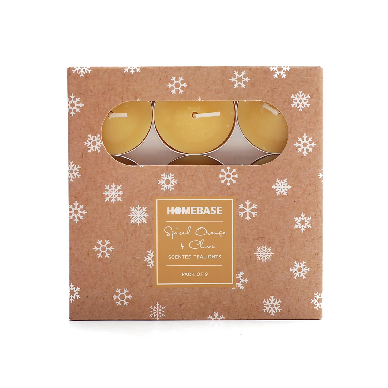 Spiced Orange & Clove Tealights - 9 Pack 1 Spiced Orange & Clove Tealights - 9 Pack