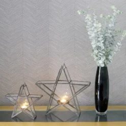 House Beautiful Metal Star Tealight Holder - Small -Homebase Furniture Store 13131164 1364910129926311