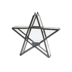 House Beautiful Metal Star Tealight Holder - Small