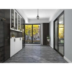 None Rigid Core Luxury Vinyl Flooring Carbon Grey Plank 7 None Rigid Core Luxury Vinyl Flooring Carbon Grey Plank -Homebase Furniture Store 13177441 9554883991730839