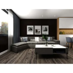 None Rigid Core Luxury Vinyl Flooring Classic Walnut Plank -Homebase Furniture Store 13177442 2004883991859182