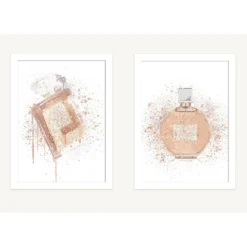 Perfume Framed Prints - Set Of 2 - 40x30cm
