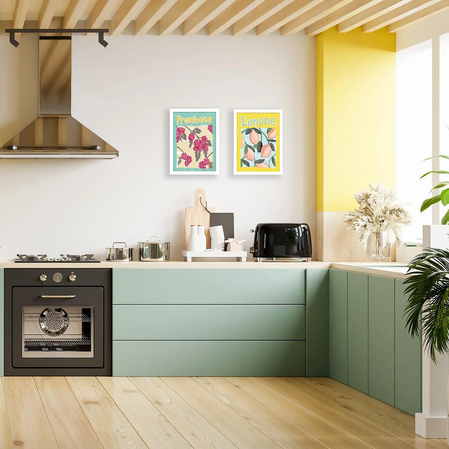 Fruits Framed Prints - Set Of 2 - 40x30cm 2 Fruits Framed Prints - Set Of 2 - 40x30cm - Image 2