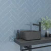 None Camden Dark Grey Ceramic Wall Tile 100 X 300mm