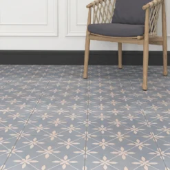 None Seaspray Ceramic Wall & Floor Tile 330 X 330mm -Homebase Furniture Store 13207708 1274909363913502