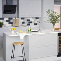 Country Living Artisan French Navy Ceramic Wall Tile 75 X 150mm - 0.5sqm Pack 10 Country Living Artisan French Navy Ceramic Wall Tile 75 X 150mm - 0.5sqm Pack -Homebase Furniture Store 13220556 1024909608086190