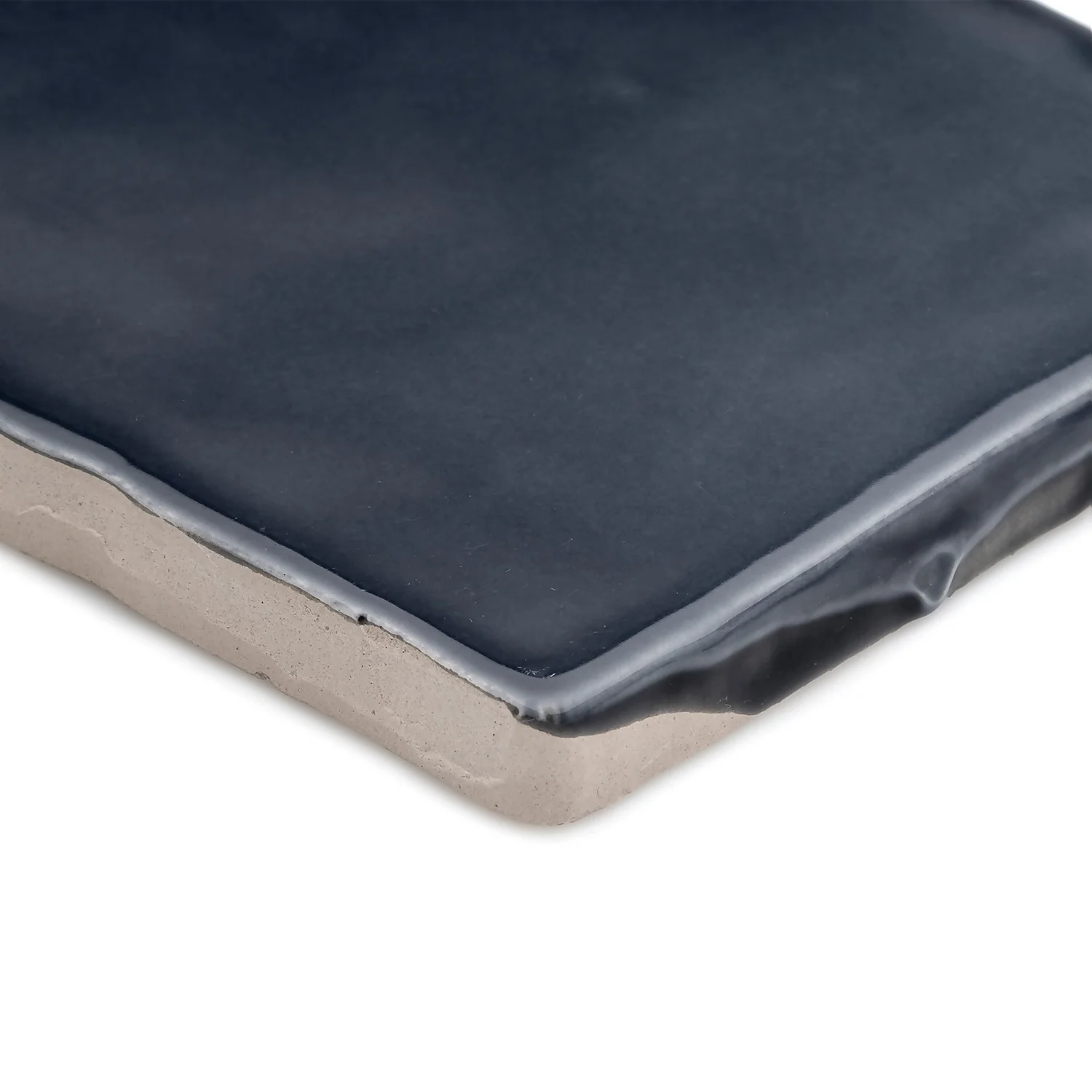 Country Living Artisan French Navy Ceramic Wall Tile 75 X 150mm - 0.5sqm Pack 4 Country Living Artisan French Navy Ceramic Wall Tile 75 X 150mm - 0.5sqm Pack - Image 4