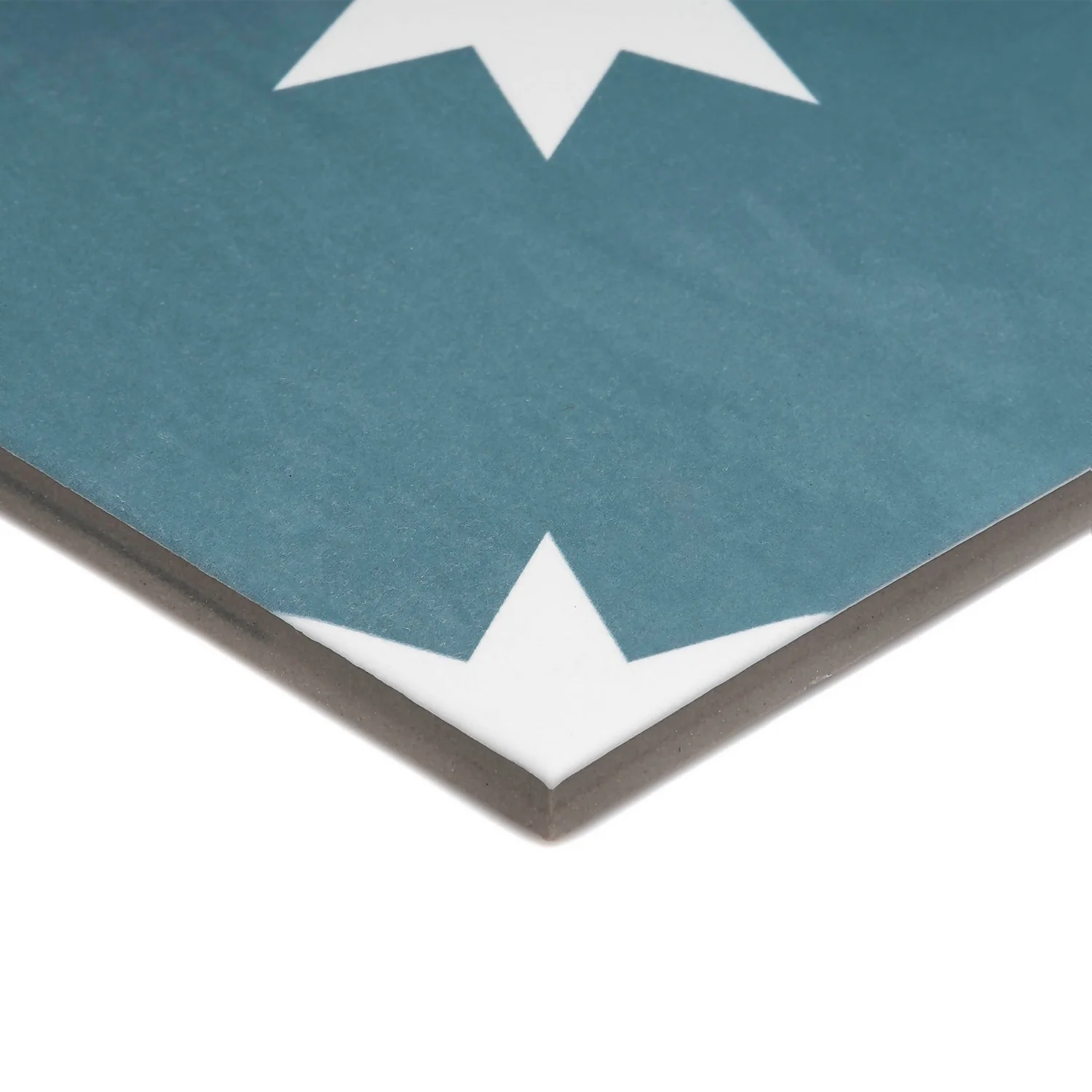 Country Living Starry Skies Peacock Teal Porcelain Wall & Floor Tile - 200 X 200mm - 0.52sqm Pack 4 Country Living Starry Skies Peacock Teal Porcelain Wall & Floor Tile - 200 X 200mm - 0.52sqm Pack - Image 4
