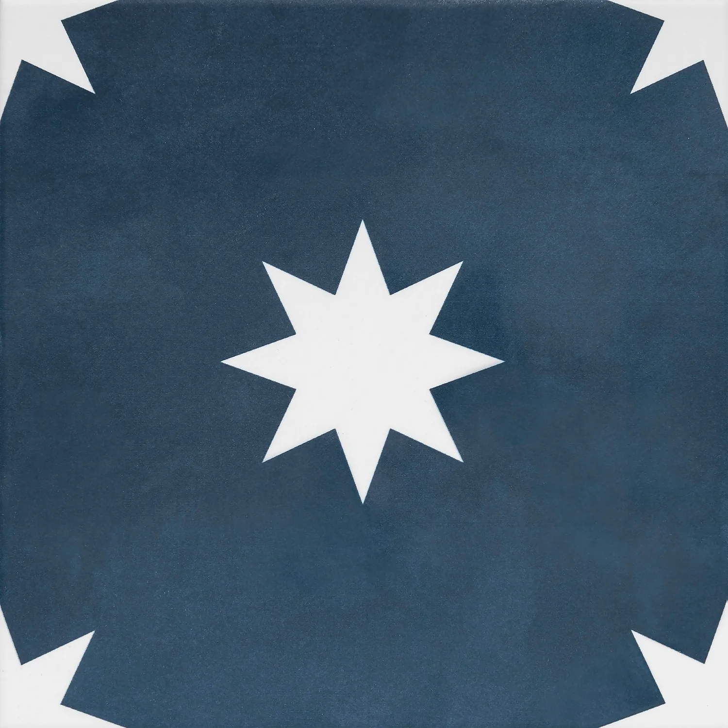 Country Living Starry Skies Indigo Blue Porcelain Wall & Floor Tile 200 X 200mm - 0.52sqm Pack 2 Country Living Starry Skies Indigo Blue Porcelain Wall & Floor Tile 200 X 200mm - 0.52sqm Pack - Image 2