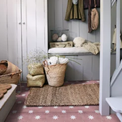 Country Living Starry Skies Peony Blush Porcelain Wall & Floor Tile 200 X 200mm - 0.52sqm Pack 10 Country Living Starry Skies Peony Blush Porcelain Wall & Floor Tile 200 X 200mm - 0.52sqm Pack -Homebase Furniture Store 13220588 1075051391067092