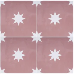 Country Living Starry Skies Peony Blush Porcelain Wall & Floor Tile 200 X 200mm - 0.52sqm Pack 8 Country Living Starry Skies Peony Blush Porcelain Wall & Floor Tile 200 X 200mm - 0.52sqm Pack -Homebase Furniture Store 13220588 1314916608281252