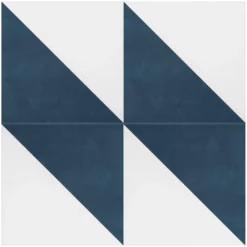 House Beautiful Cube Denim Porcelain Wall & Floor Tile 200 X 200mm - 0.52sqm Pack -Homebase Furniture Store 13220590 1724924675554813