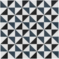 House Beautiful Cube Windmill Pre-scored Porcelain Wall & Floor Tile 450 X 450mm - 1.42sqm Pack -Homebase Furniture Store 13220591 1334915385776905