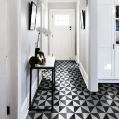 House Beautiful Cube Windmill Pre-scored Porcelain Wall & Floor Tile 450 X 450mm - 1.42sqm Pack -Homebase Furniture Store 13220591 1864924678045314