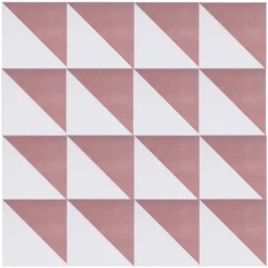 House Beautiful Cube Blush Porcelain Wall & Floor Tile 200 X 200mm - 0.52sqm Pack -Homebase Furniture Store 13220593 1404915382670840