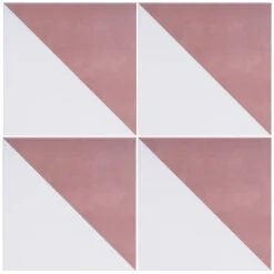 House Beautiful Cube Blush Porcelain Wall & Floor Tile 200 X 200mm - 0.52sqm Pack -Homebase Furniture Store 13220593 1954915382607435