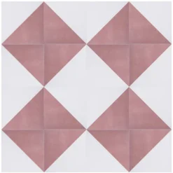 House Beautiful Cube Blush Porcelain Wall & Floor Tile 200 X 200mm - 0.52sqm Pack -Homebase Furniture Store 13220593 3034915382768139