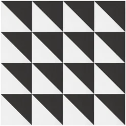 House Beautiful Cube Mono Porcelain Wall & Floor Tile 200 X 200mm - 0.52sqm Pack -Homebase Furniture Store 13220595 1564915385376108