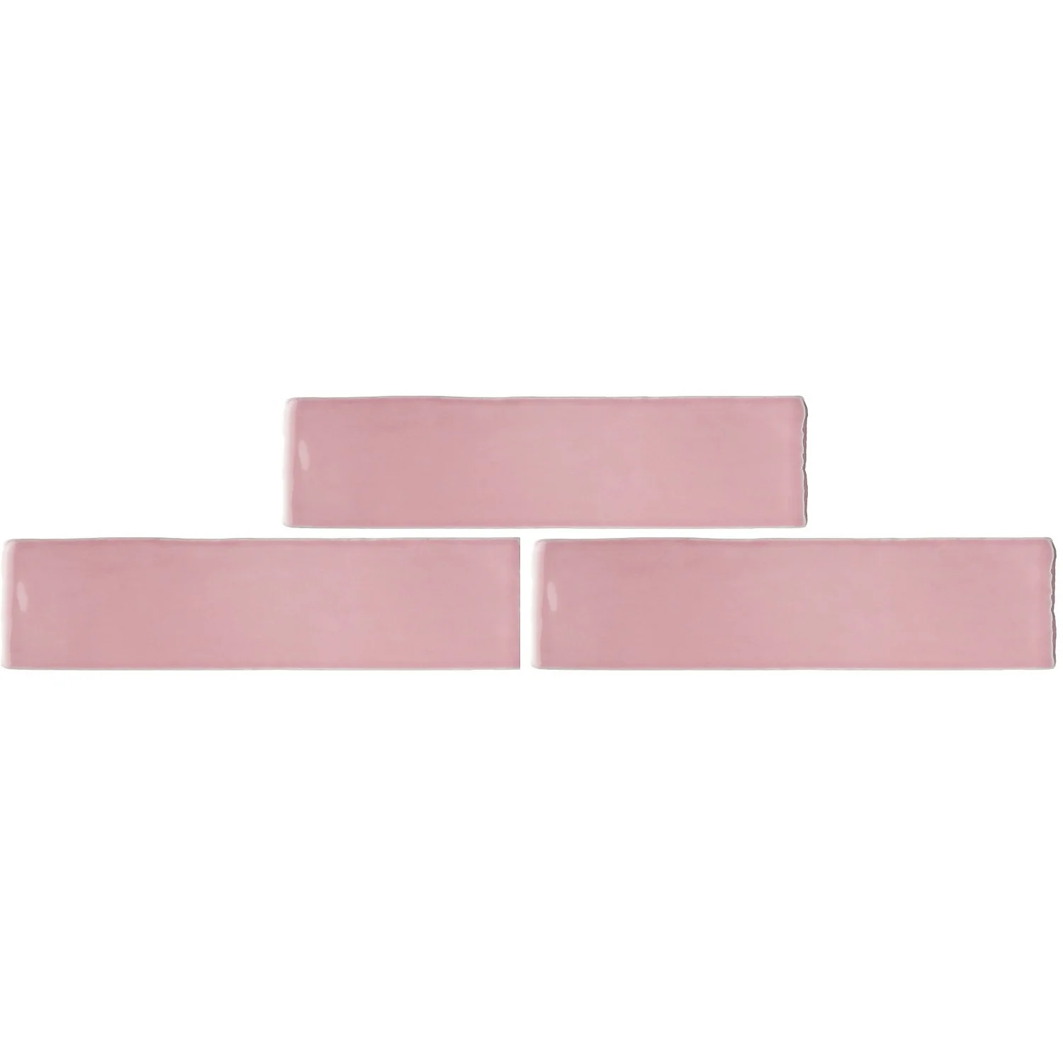 Country Living Artisan Peony Blush Ceramic Wall Tile 75 X 300mm - 0.5sqm Pack 3 Country Living Artisan Peony Blush Ceramic Wall Tile 75 X 300mm - 0.5sqm Pack - Image 3