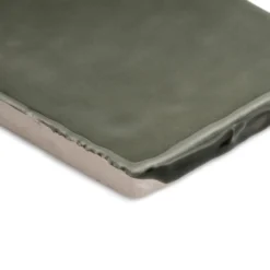 Country Living Artisan Moss Green Ceramic Wall Tile 75 X 300mm - 0.5sqm Pack -Homebase Furniture Store 13433220 2124916414570532