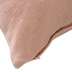 Chenille Cushion - Blush - 50x50cm -Homebase Furniture Store 13438787 1054918749593562