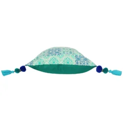 House Beautiful Paca Cushion - 45x45cm - Spearmint Blue -Homebase Furniture Store 13476762 1344932955490238