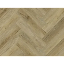 Kraus Rigid Core Herringbone Luxury Vinyl Floor Tile - Wistow Oak -Homebase Furniture Store 13733824 7415002464981438