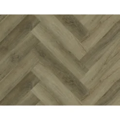 Kraus Herringbone Luxury Vinyl Floor Tile Sample - Odell Oak -Homebase Furniture Store 13733831 2094957094602719