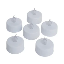 Pack Of 6 LED Tealight Candles - White 7 Pack Of 6 LED Tealight Candles - White -Homebase Furniture Store 13794262 2015009419465704