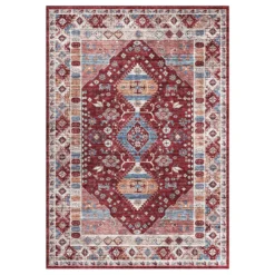 Madar Washable Rug - Red - 160x230cm
