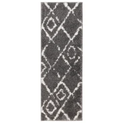 Deluxe Berber Runner - Charcoal - 67x180cm