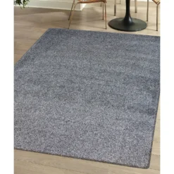 Relay Rug - Dark Grey - 140x200cm -Homebase Furniture Store 14015845 1225052680357067