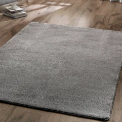 Relay Rug - Light Grey - 140x200cm -Homebase Furniture Store 14015849 1315052679591356