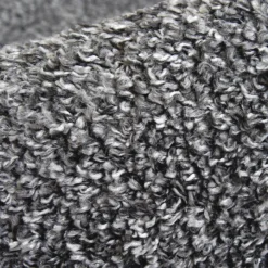 Relay Circular Rug - Dark Grey - 133cm -Homebase Furniture Store 14015859 1025052680470347