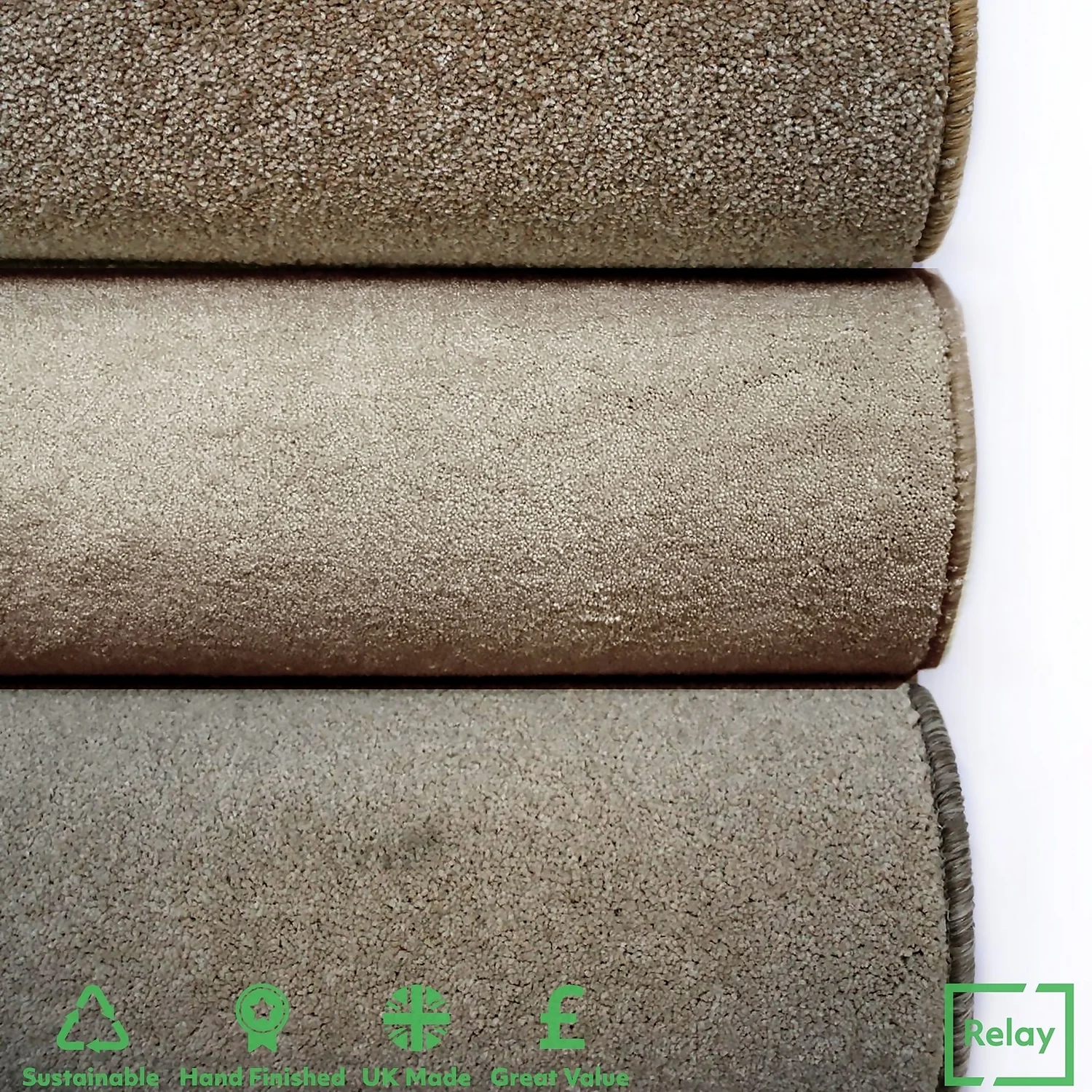 Relay Circular Rug - Latte - 133cm 3 Relay Circular Rug - Latte - 133cm - Image 3