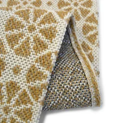 Recycled Cotton Starburst Rug - Ochre - 60x180cm 10 Recycled Cotton Starburst Rug - Ochre - 60x180cm -Homebase Furniture Store 14015882 6435006091201852
